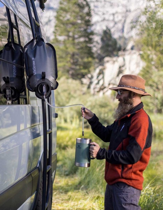 Фильтр для воды LifeStraw Peak Gravity, 8 л, Mountain Blue