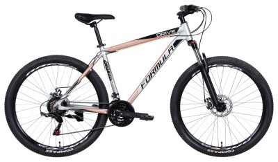 Велосипед AL 29&quot; Formula DRIVE AM DD рама-&quot; 2022 (сіро-чорний з помаранчевим (м))