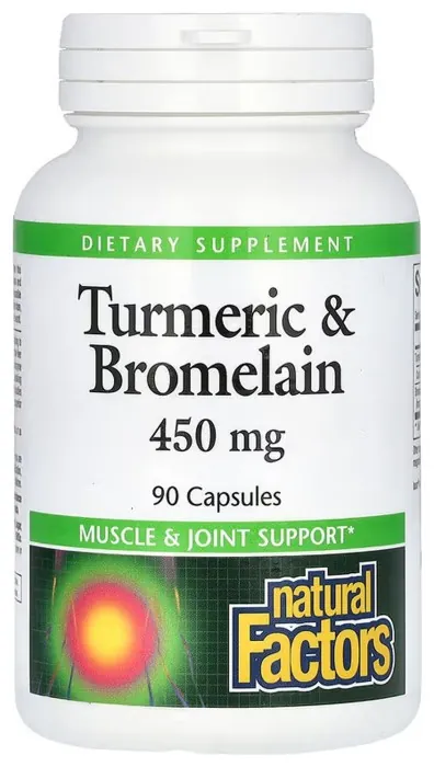 Turmeric & Bromelain 450mg - 90 caps