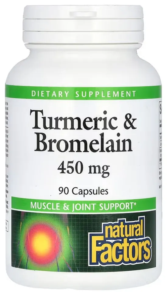 Turmeric & Bromelain 450mg - 90 caps (DSN_2023-10-5744)