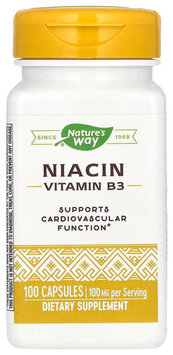 Niacin 100 mg - 100 caps