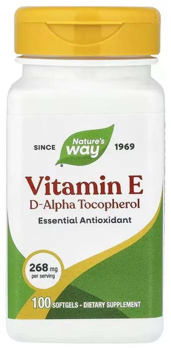 Vitamin E D-Alpha Tocopherol - 100 Softgels