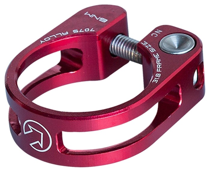 Затискач підсідельного штиря PRO, Червоний, укр, укр