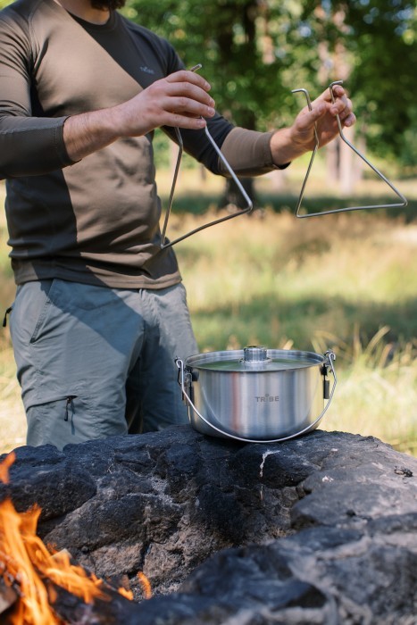 Казанок Tribe Fire Pot 5,4 л сталевий T-FH-0006-metal, укр, укр