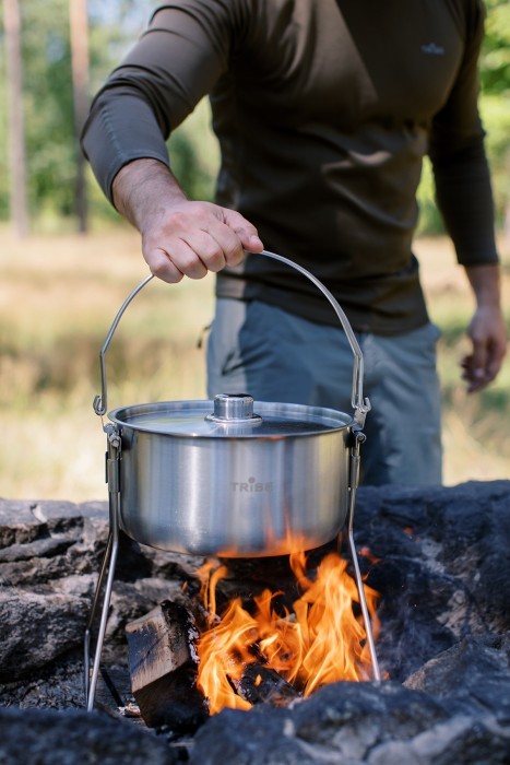 Казанок Tribe Fire Pot 5,4 л сталевий T-FH-0006-metal, укр, укр