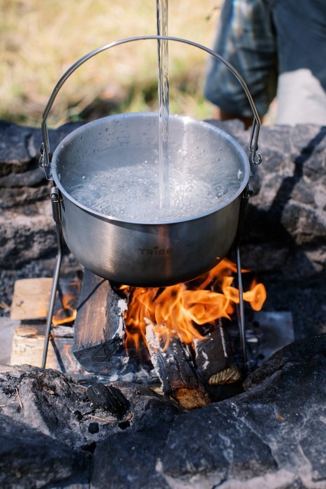 Казанок Tribe Fire Pot 5,4 л сталевий T-FH-0006-metal, укр, укр