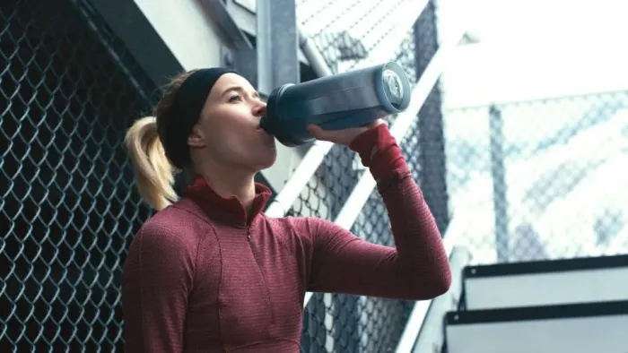 Шейкер спортивний BlenderBottle Pro45 1270ml Grey/White