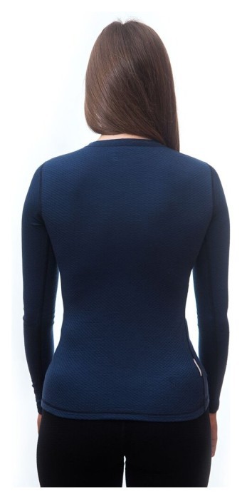 Термофутболка женская Sensor Merino DF LS deepblue 19200033, SW11M-deep-blue-S