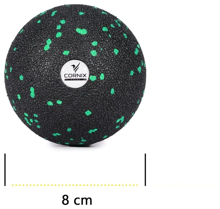 Масажний набір Cornix (Ball 8 см, Duoball 8 х 16 см та Foam Roller 30 х 15 см) XR-0079