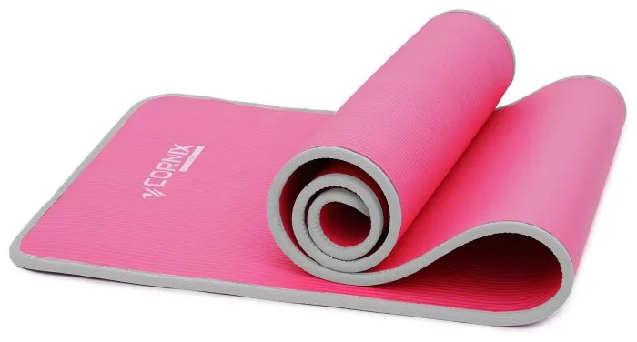 Коврик спортивный Cornix NBR 183 x 61 x 1 cм для йоги и фитнеса XR-0095 Pink/Grey