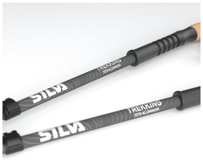 Треккинговые палки Silva Trekking Aluminium Cork, 140 см, Black