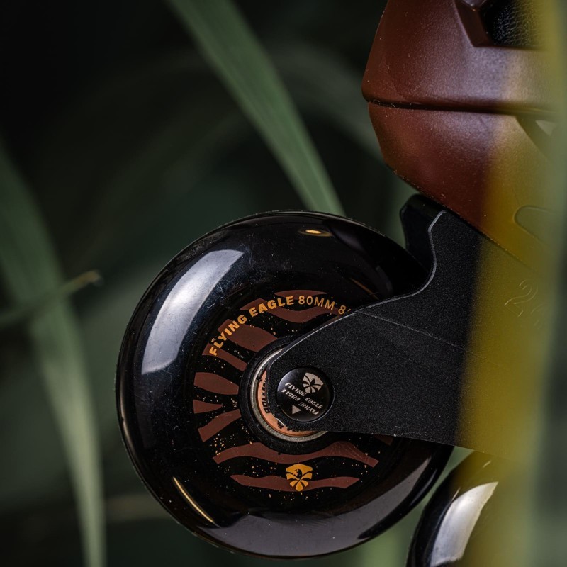 Ролики Flying Eagle F7 Optimum Dual Density коричневі, укр, укр