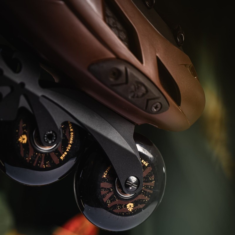 Ролики Flying Eagle F7 Optimum Dual Density коричневі, укр, укр