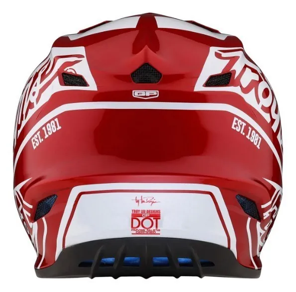 Мотошолом TLD GP HELMET SLICE [RED/ WHITE] XL