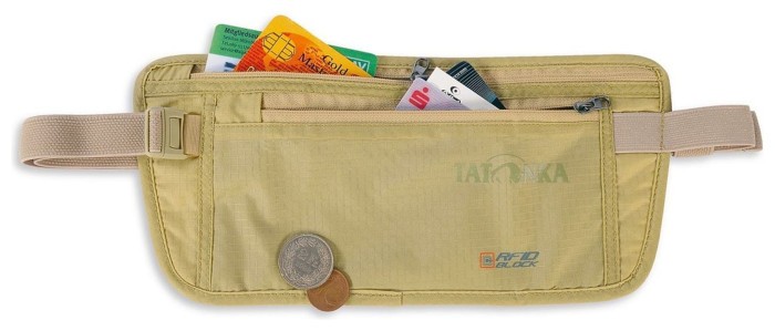 Кошелек нательный Tatonka Skin Moneybelt Int. RFID B, Natural