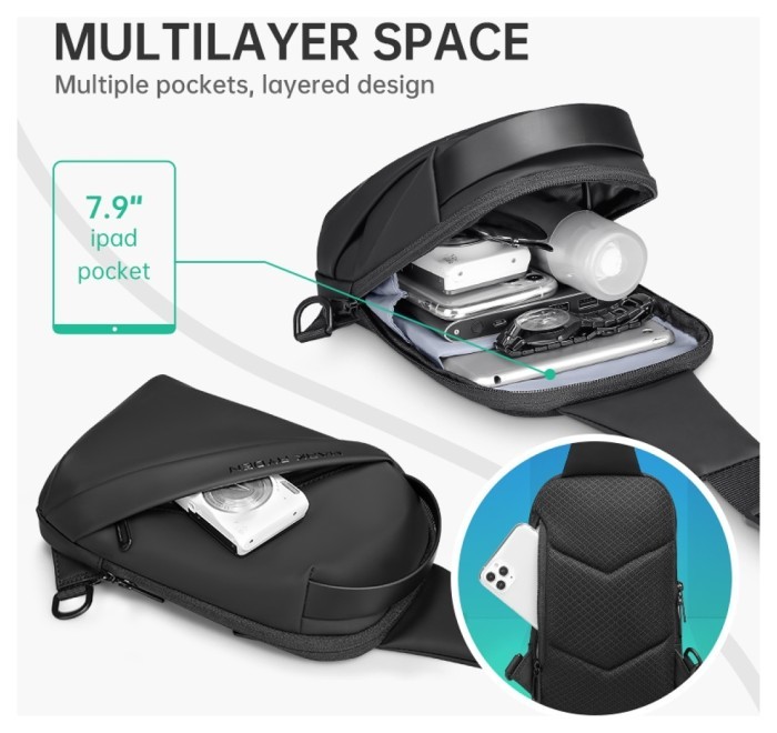 Сумка с одной лямкой Mark Ryden Corsair MR8518 Black