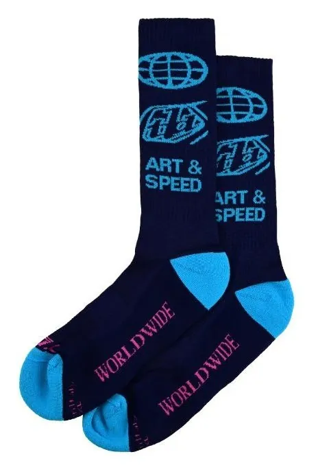 Шкарпетки TLD MENS PERFORMANCE SOCKS; WORLDWIDE [BLACK] L/XL (OBOD_853148004)