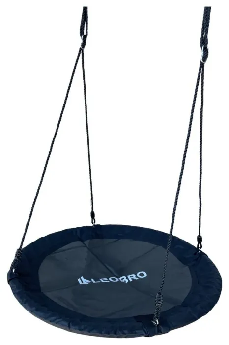 Садова гойдалка гніздо LEOBRO 100см (Чорна)