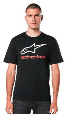 Футболка Alpinestars ALWAYS 2.0 CSF TEE BLACK/WHITE/RED, L
