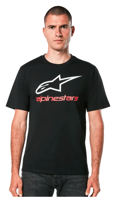 Футболка Alpinestars ALWAYS 2.0 CSF TEE BLACK/WHITE/RED, L