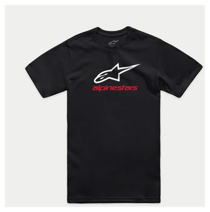 Футболка Alpinestars ALWAYS 2.0 CSF TEE BLACK/WHITE/RED, L