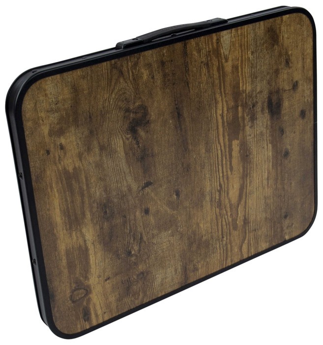 Стол Bo-Camp Garland 60x45 cm Black/Wood look (1404195)