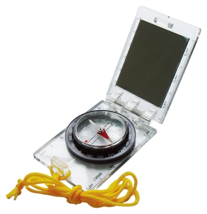 Компас AceCamp Складной картографический компас с зеркалом
