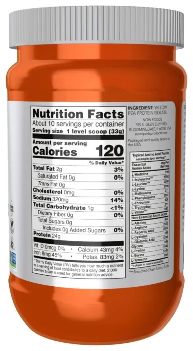 Pea Protein - 340g Unflavored