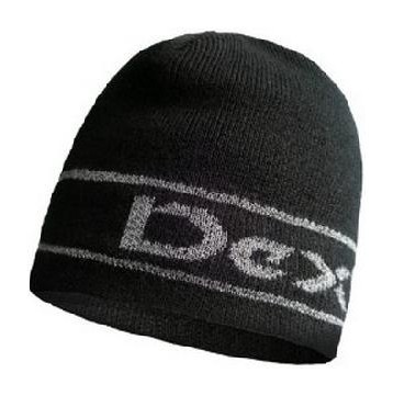 Шапка водонепроникна Dexshell Beanie Reflective Logo чорна з лого S/M 56-58 см