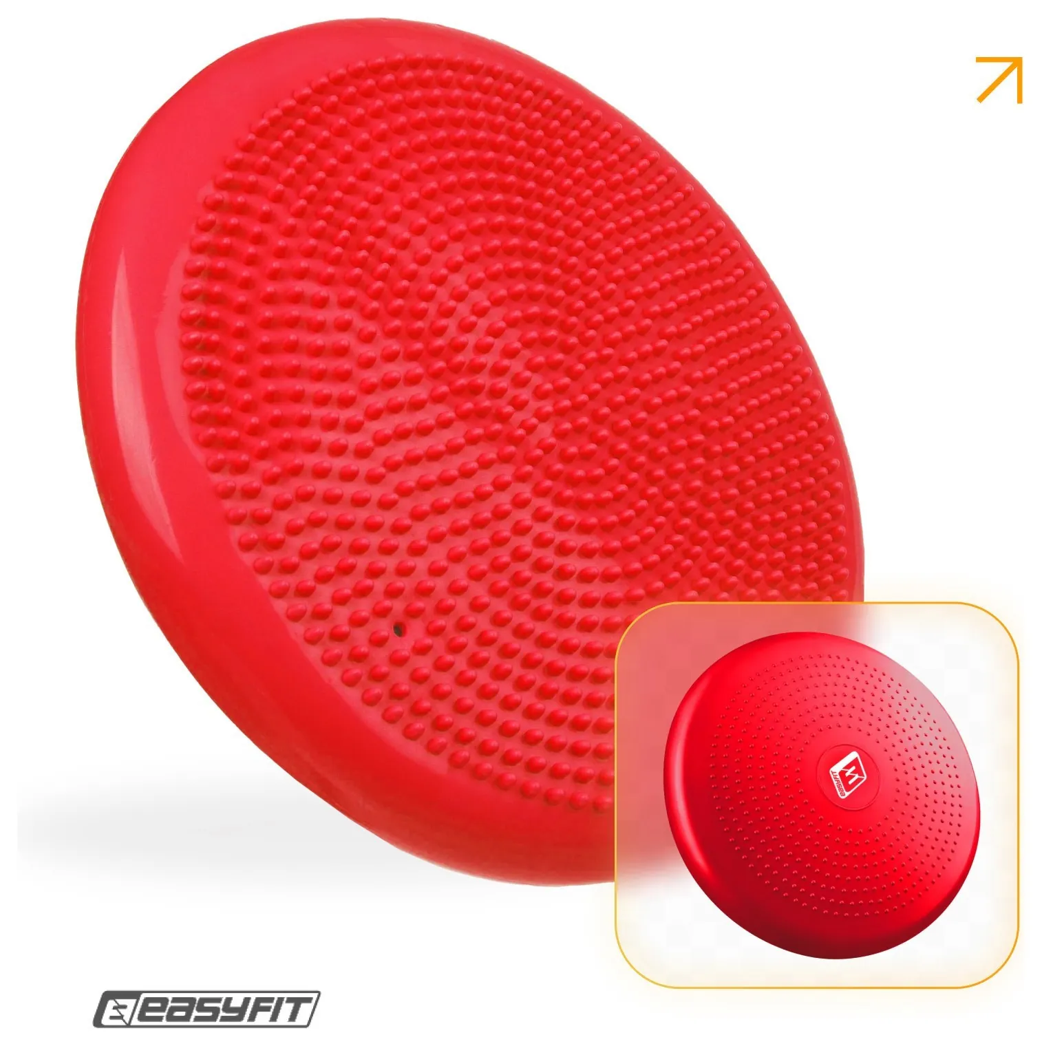 Балансувальна масажна подушка EasyFit Червоний (Червоний)