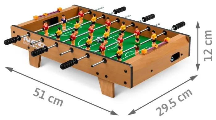 Настільний футбол Neo-Sport NS-436, 51 х 29,5 х 12 см 