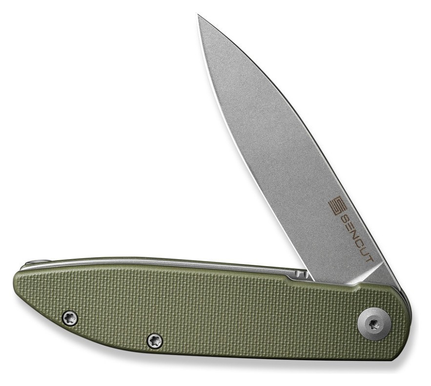 Ніж складаний кишеньковий Sencut Bocll, (7.5 см) D2 / G10 зелений, укр, укр