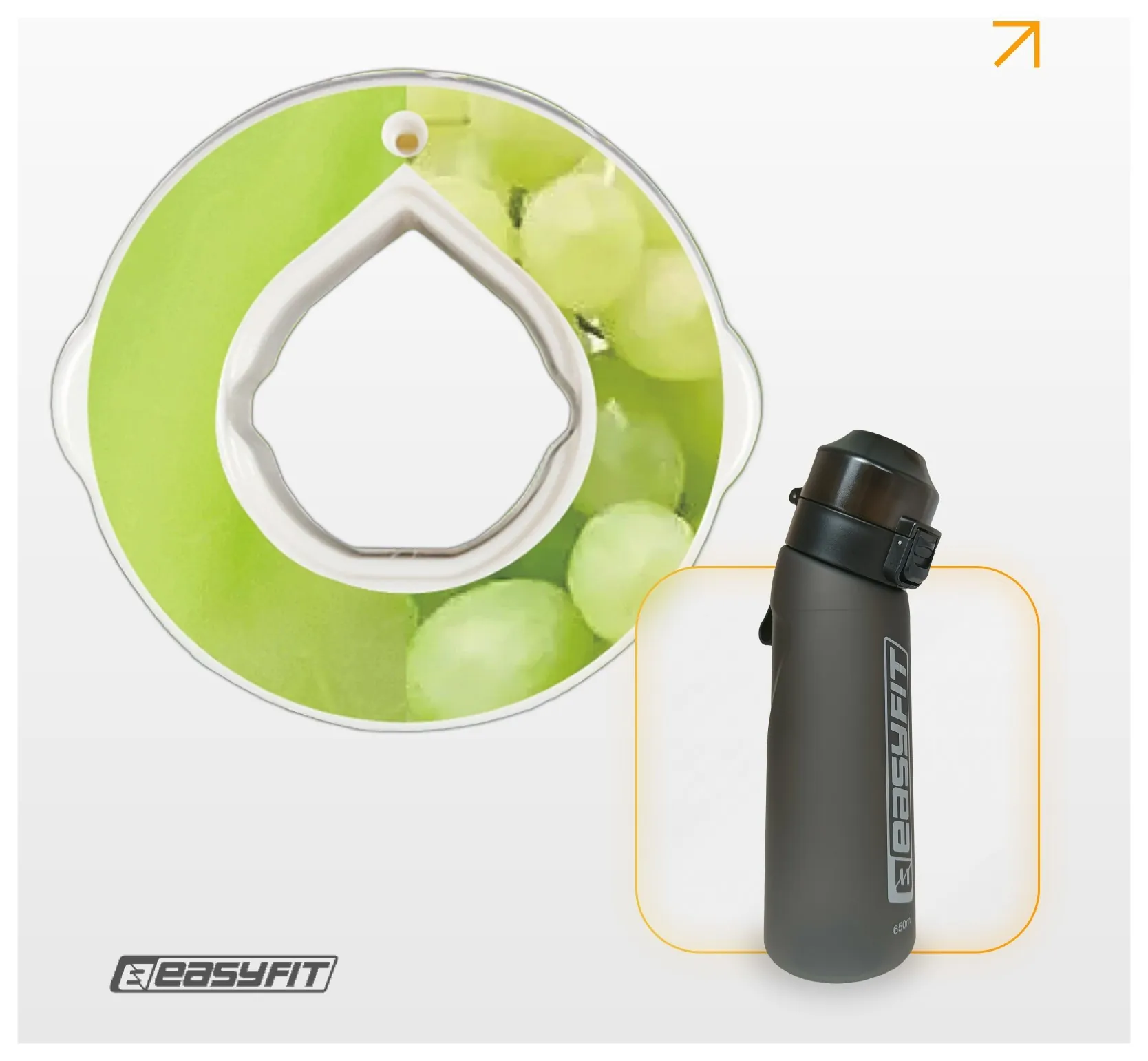 Капсула “Зелений виноград” для пляшки EasyFit Air Up (EFIT_EF-7006-GG)