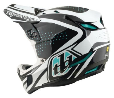 Вело шолом TLD D4 POLYACRYLITE HELMET; THE LINE [CHARCOAL / WHITE] XL