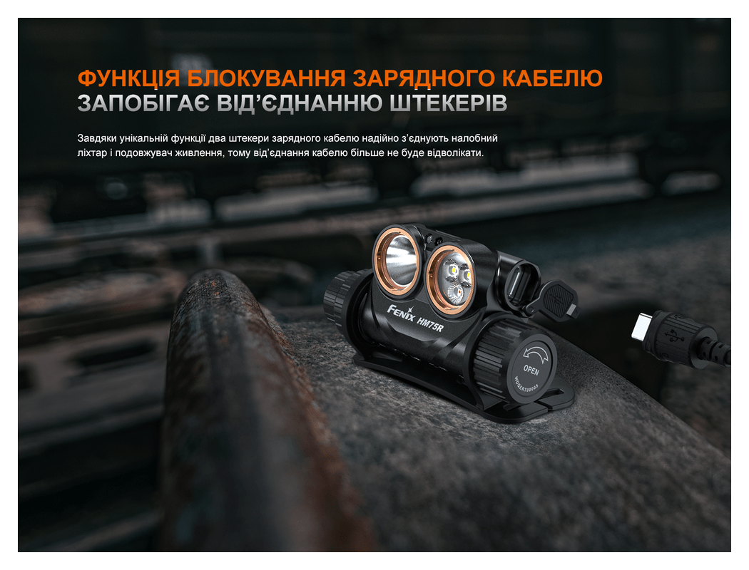 Фонарь налобный Fenix HM75R SE