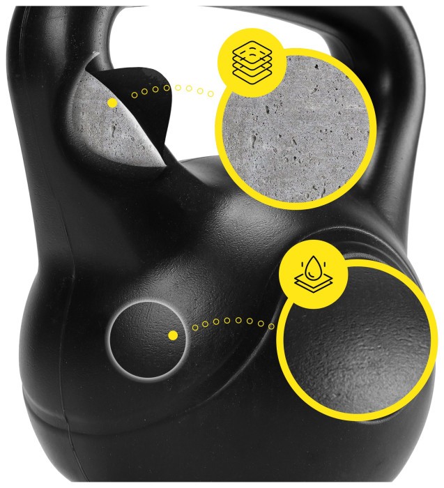 Гиря виниловая Cornix 12 кг XR-0431 Black