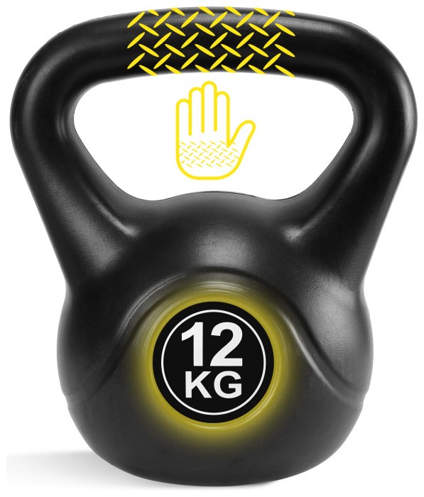Гиря виниловая Cornix 12 кг XR-0431 Black