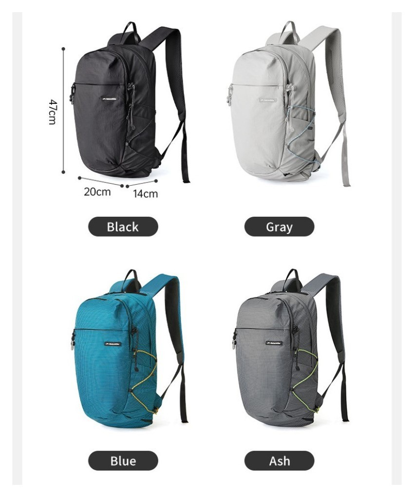 Рюкзак туристичний Naturehike CNK2450XB023, 20 л, синій, укр, укр