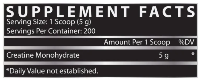 Creatine Monohydrate - 1000g