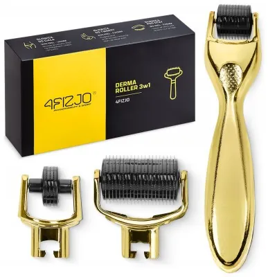Мезороллер 4FIZJO Derma Roller 3 в 1 (дермароллер) для лица и тела (P-5907739312228)