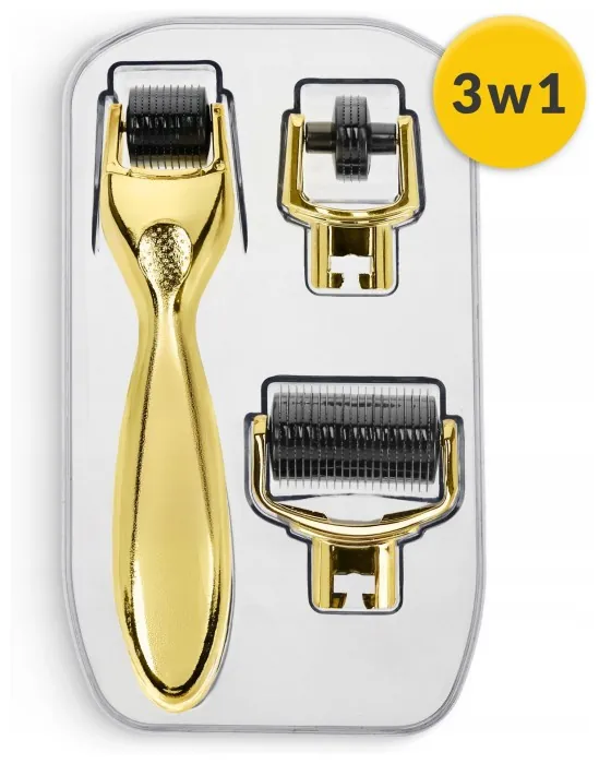 Мезороллер 4FIZJO Derma Roller 3 в 1 (дермароллер) для лица и тела (P-5907739312228)