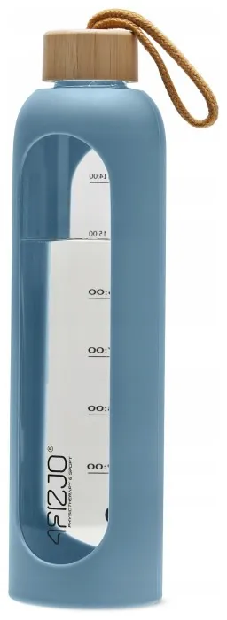 Бутылка для воды спортивная 4FIZJO 1000 мл стеклянная Blue (P-5905973403894)