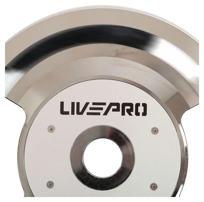 ББлини диски стальные 2 Handle металлическая втулка LiveUp LP8338-15 ø51мм 15кг серый