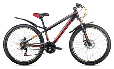 Велосипед підлітковий 26" Avanti Premier Alu 13" чорно-жовтогарячий (на зріст 140-155см)