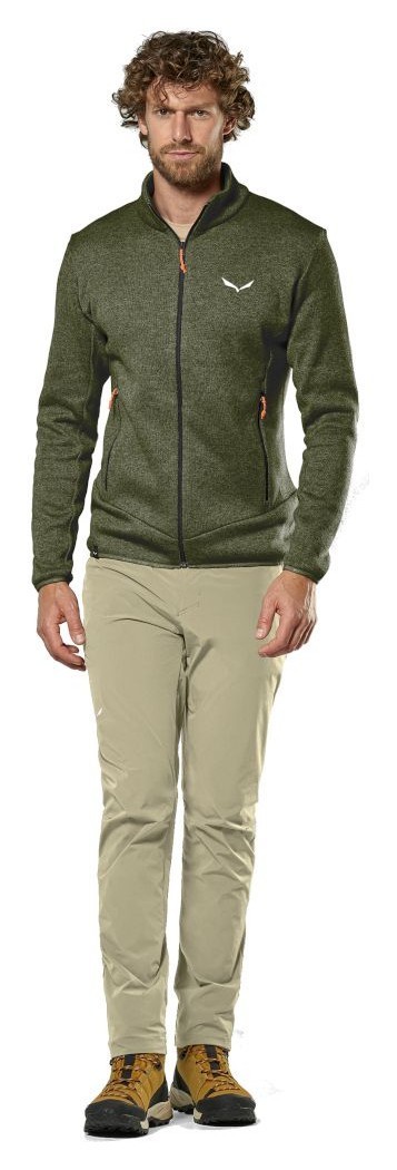 Флісова кофта Salewa Puez Waffle HYB PL Mns