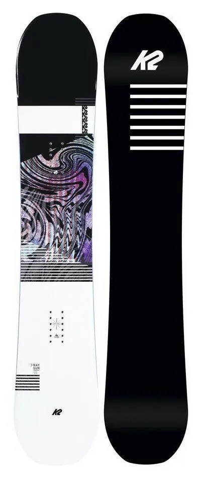 Сноуборд K2 RAYGUN 159 Black/white/multicolor (11E0008.1) (164 см black, multicolor, white)