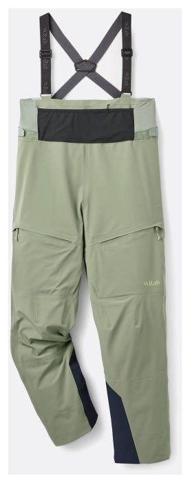 Штани жіночі Rab Kinetic Alpine Stretch Bib Wmns, Dark Fig Green, M Regular