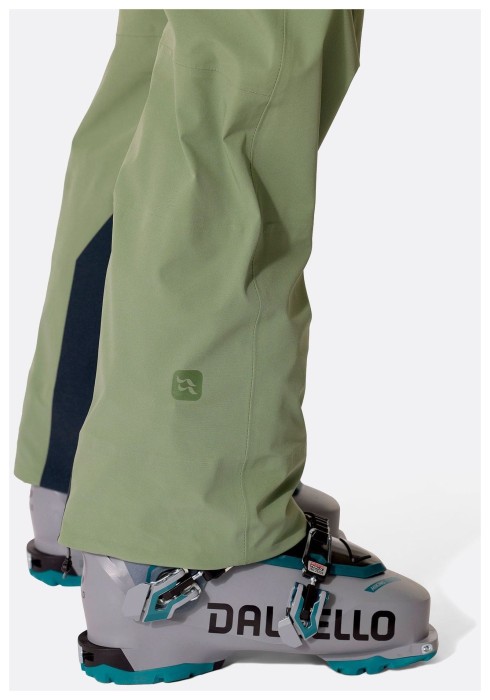 Штани жіночі Rab Kinetic Alpine Stretch Bib Wmns, Dark Fig Green, M Regular