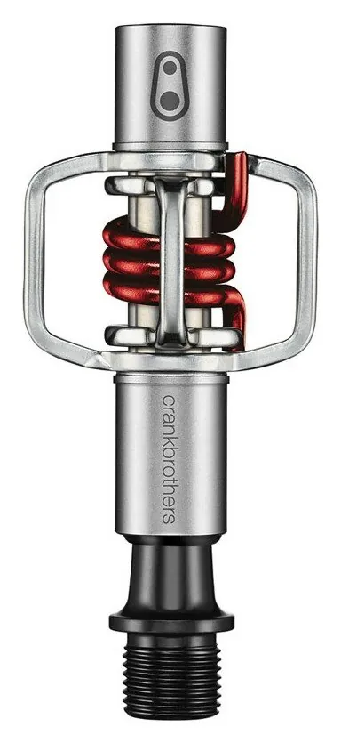 Педалі для велосипеда Crankbrothers EGGBEATER 1 Silver/red (14792) (Червоний, Сріблястий)