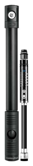 Насос для велосипеда Crankbrothers KLIC HP GAUGE Midnight (16263), укр